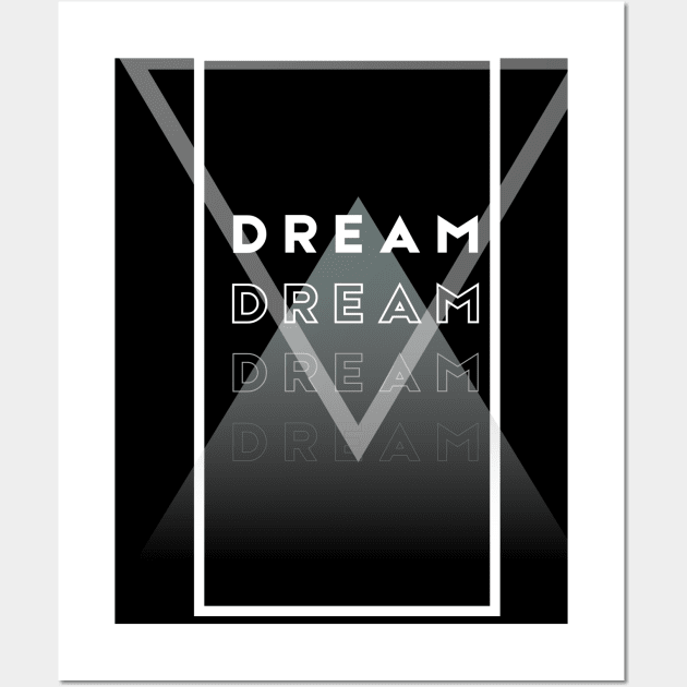 Absract design DREAM Wall Art by Stoiceveryday